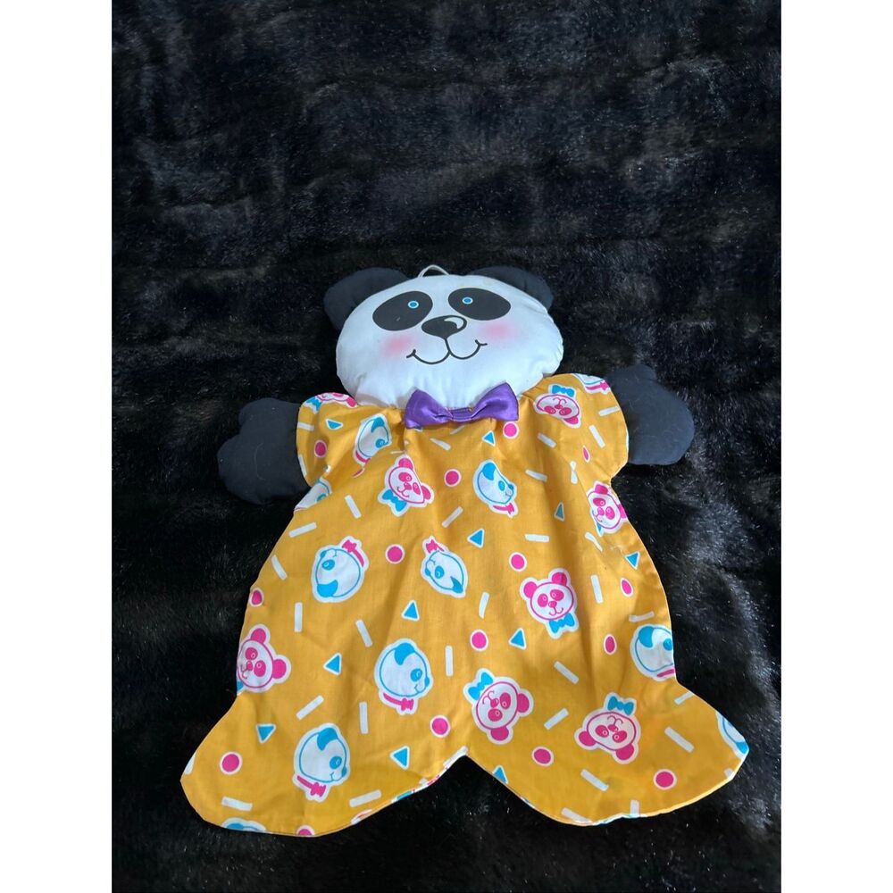 AVON 1991 PANDA PAJAMA Keeper Cloth Toy Storage 16"